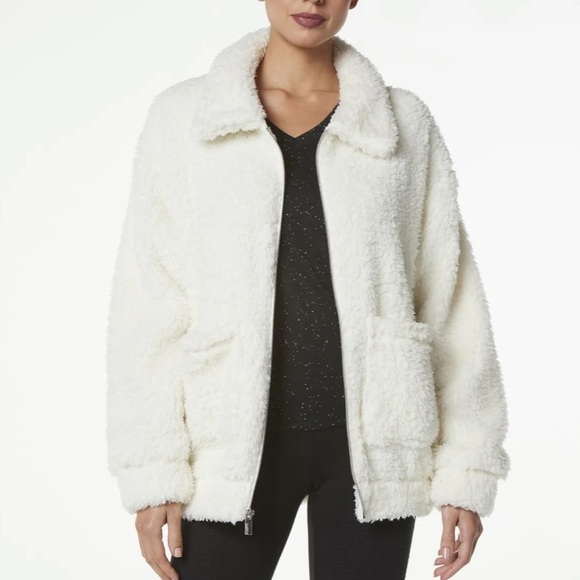 #018. Marc New York Ultra Soft Faux Fur Long Jacket - Picture 1 of 10